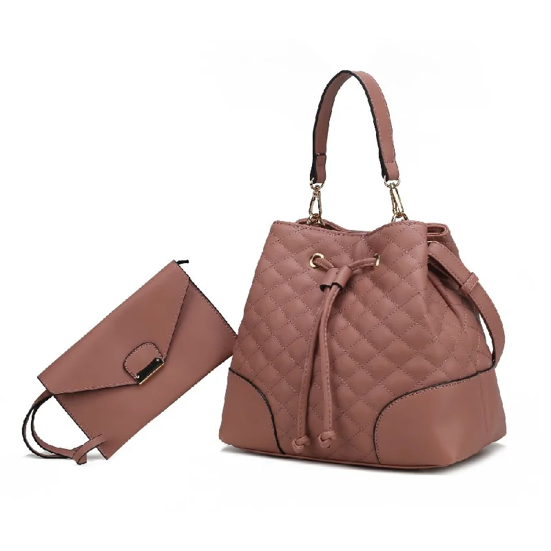 Wendy Bucket Bag with Wristlet – 2 Pieces