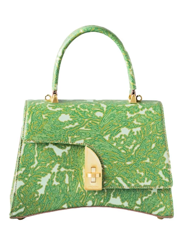 Women's Arco Satchel Bag In Green