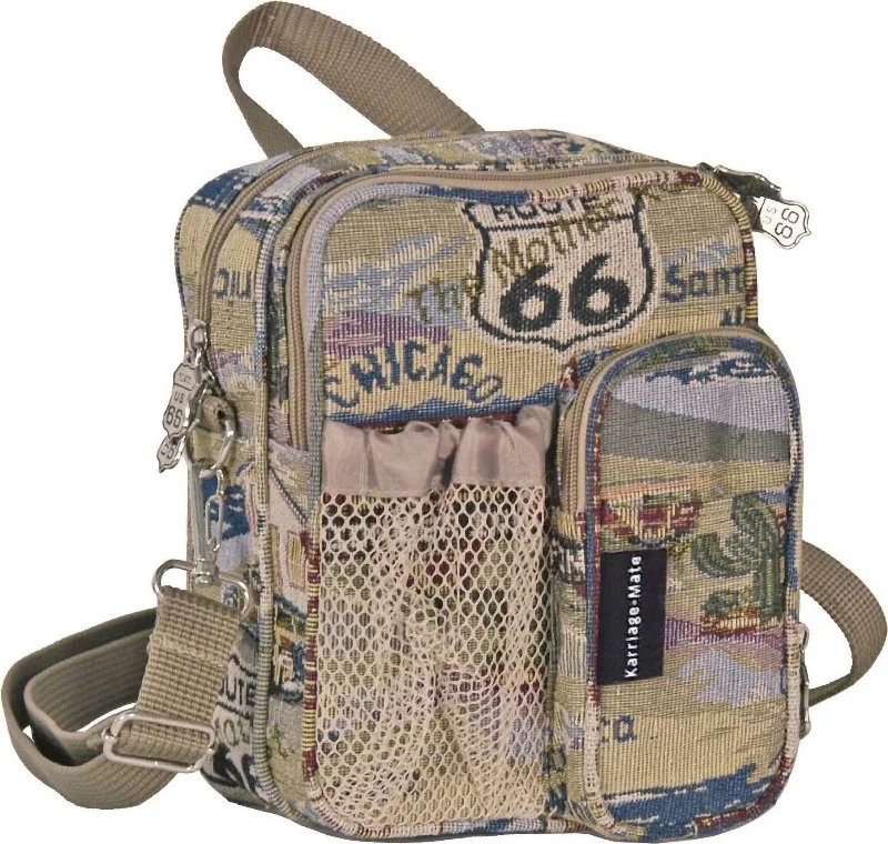 Women's Tapestry Travel Utility Bag In Multi